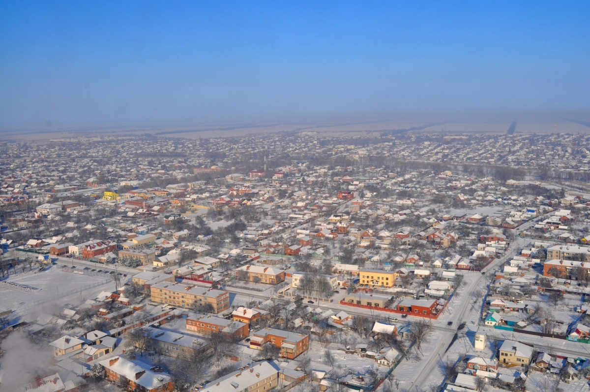 Фото Кореновского района с высоты